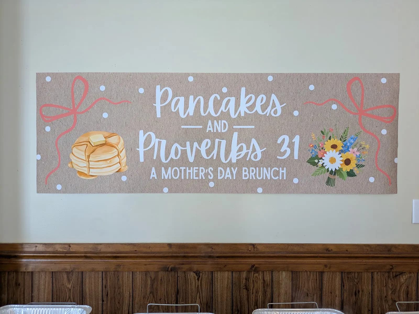 The Pancakes and Proverbs 31 Mother's Day brunch banner